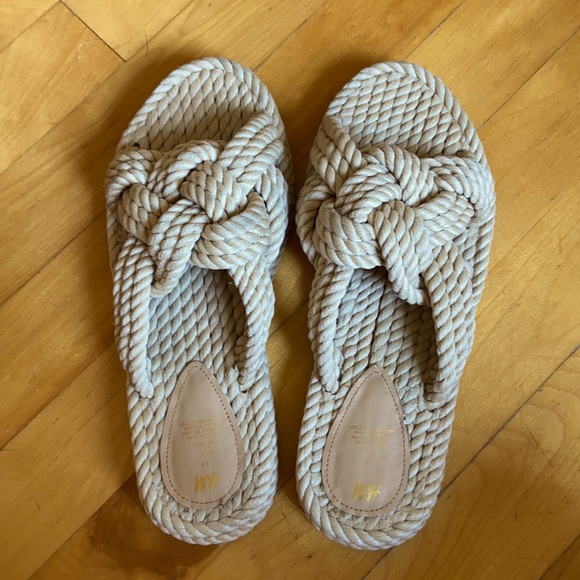 H&M Braided Rope Sandals 🌴 - Picture 2 of 4